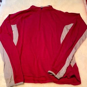 EUC Ibex Quarter Zip Long Sleeve Top Size M